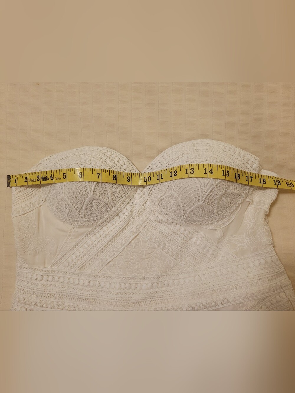 Ru De Sein Inspired Custom Wedding Dress - Never Worn - Picture 13 of 15
